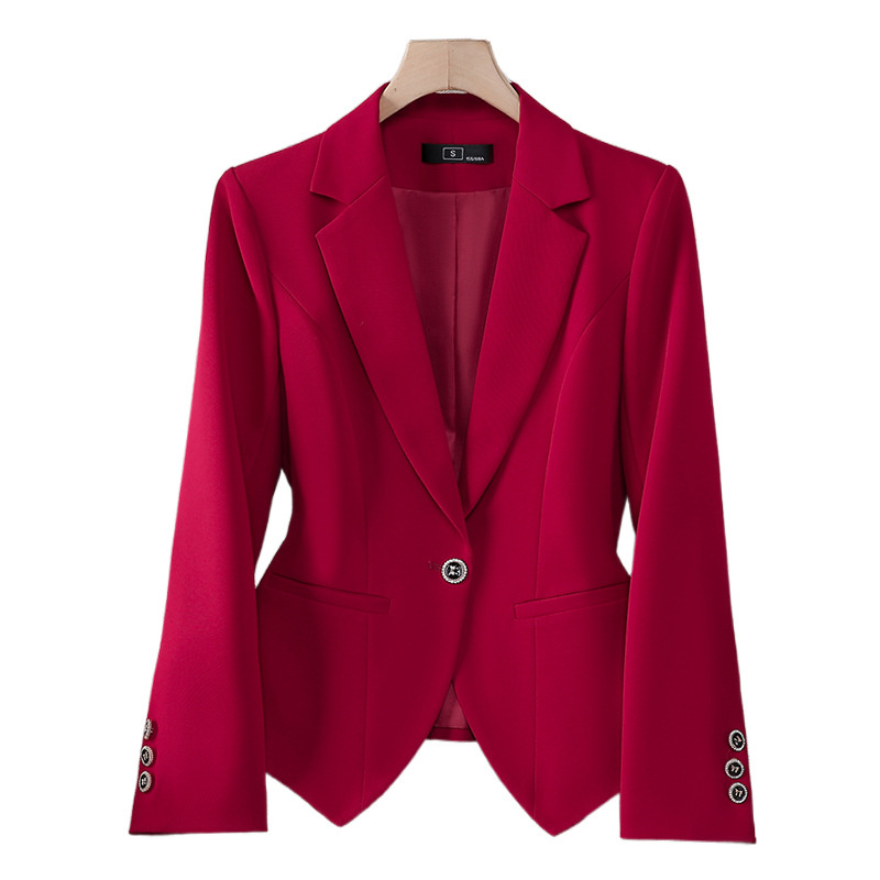 New Fashion Female Formal Blaz - đánh giá và giá Women'S Red Formal Wear