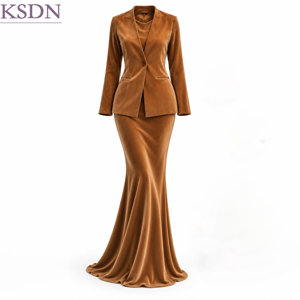 Fashion Velvet Women's Suits D - đánh giá và giá Formal Skirt