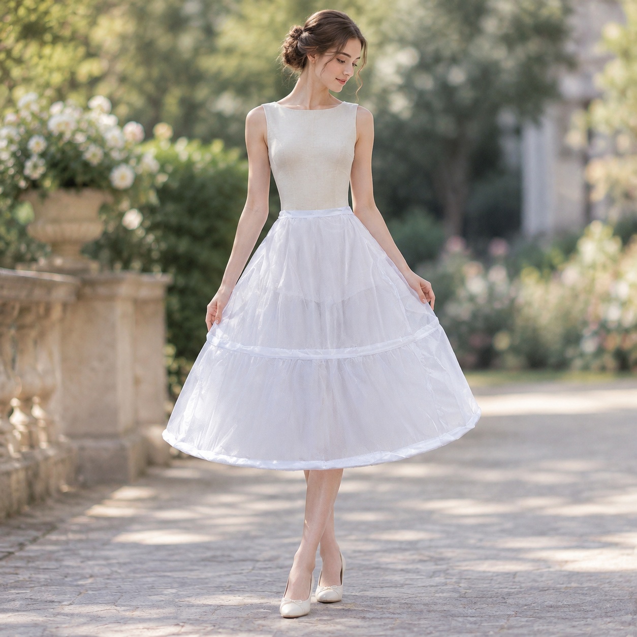Casual Tulle Gown Maxi Length  - đánh giá và giá Midi Dress