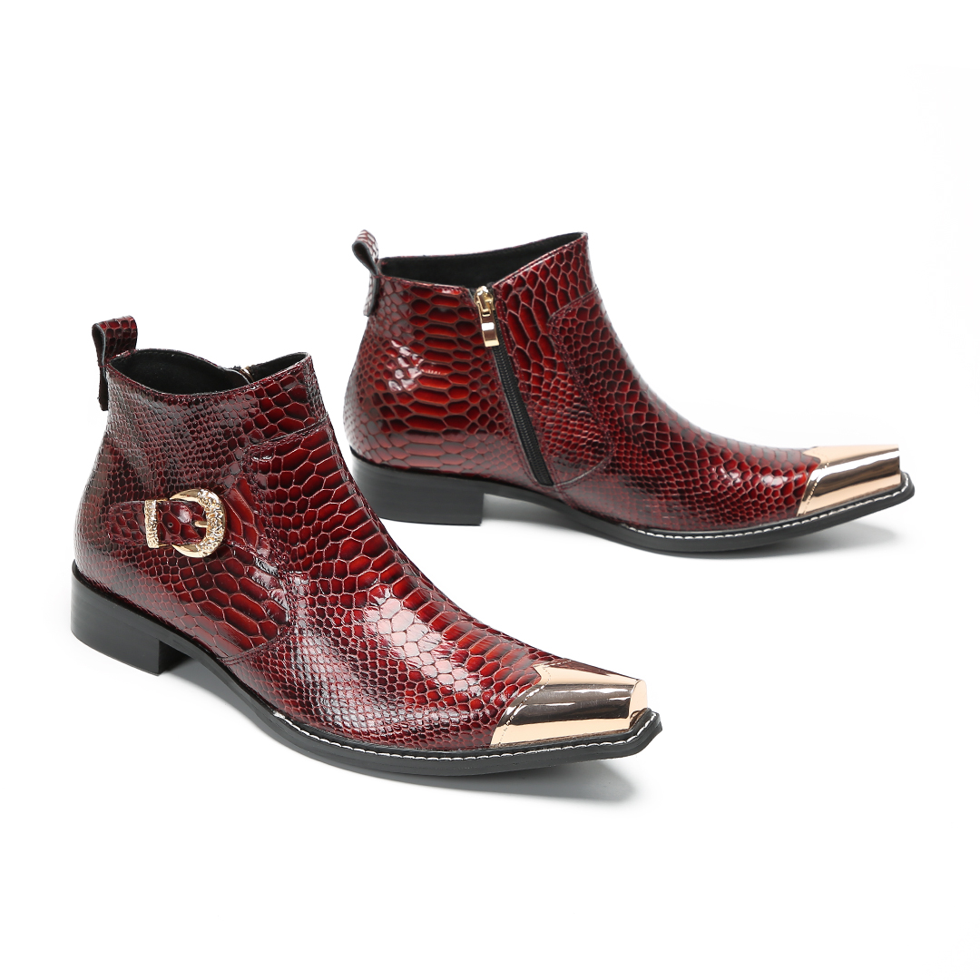 Red Pointed Toe real Leather M - đánh giá và giá Formal Dress