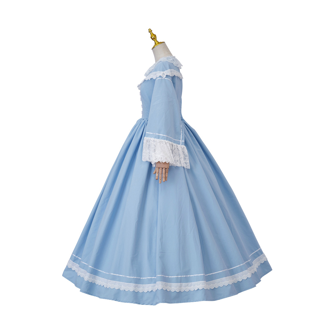 1860s Victorian Civil War Cosp - đánh giá và giá Evening Gown