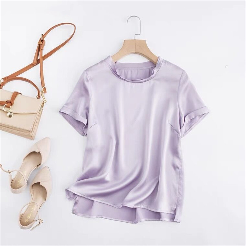 Sport Ice Silk  Short Sleeved  - đánh giá và giá Silk Blouse