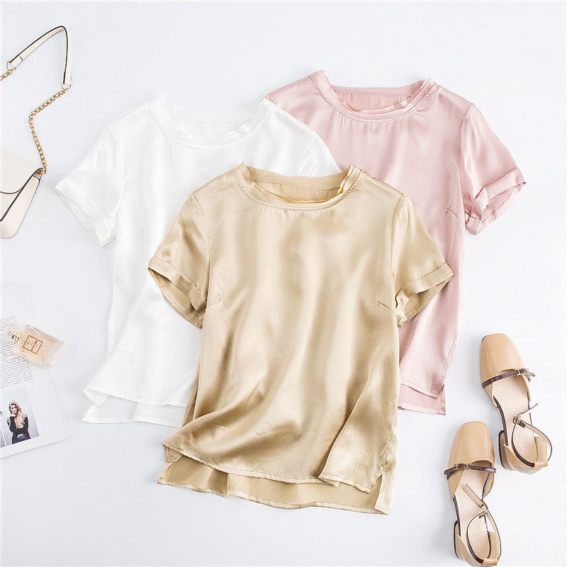 Sport Ice Silk  Short Sleeved  - đánh giá và giá Silk Blouse
