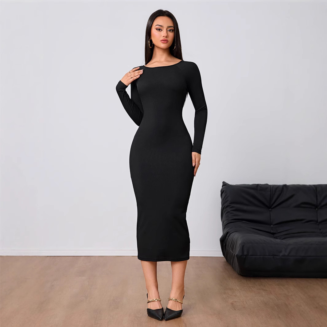 Women Fashion Simple Dress Spr - đánh giá và giá Midi Dress