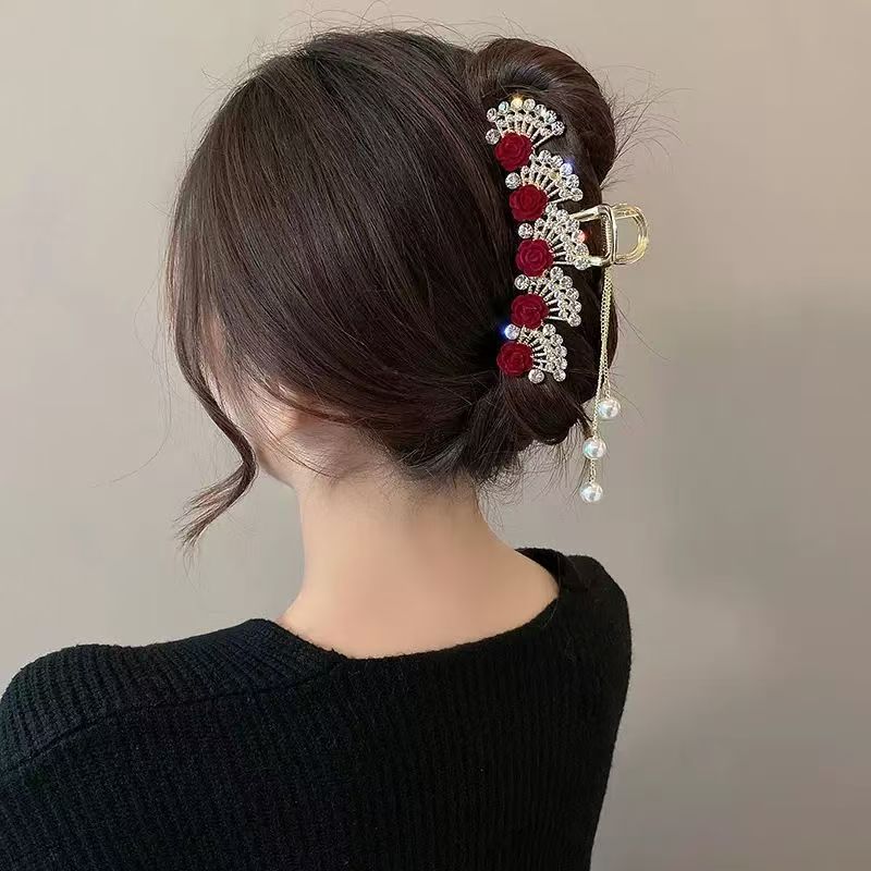 Vintage Red Floral Rhinestone  - đánh giá và giá Women'S Red Formal Wear