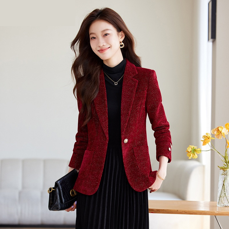 Ladies Blazer Coat Women Black - đánh giá và giá Women'S Red Formal Wear