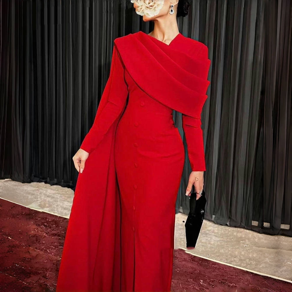 Elegant Red Formal Dress Eveni - đánh giá và giá Women'S Red Formal Wear