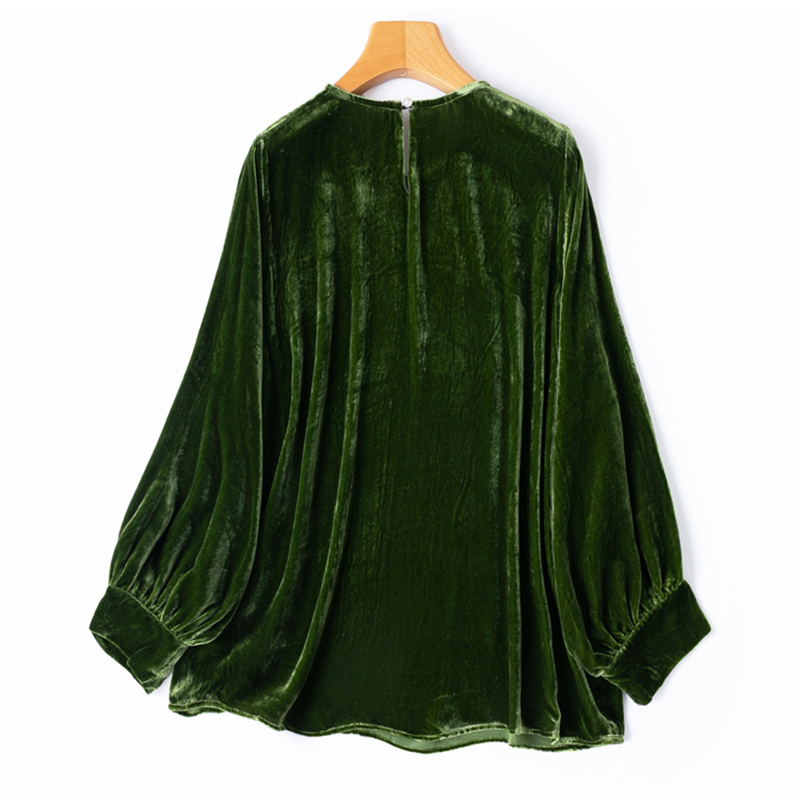 Women Silk Velvet Blouse 100%  - đánh giá và giá Silk Blouse