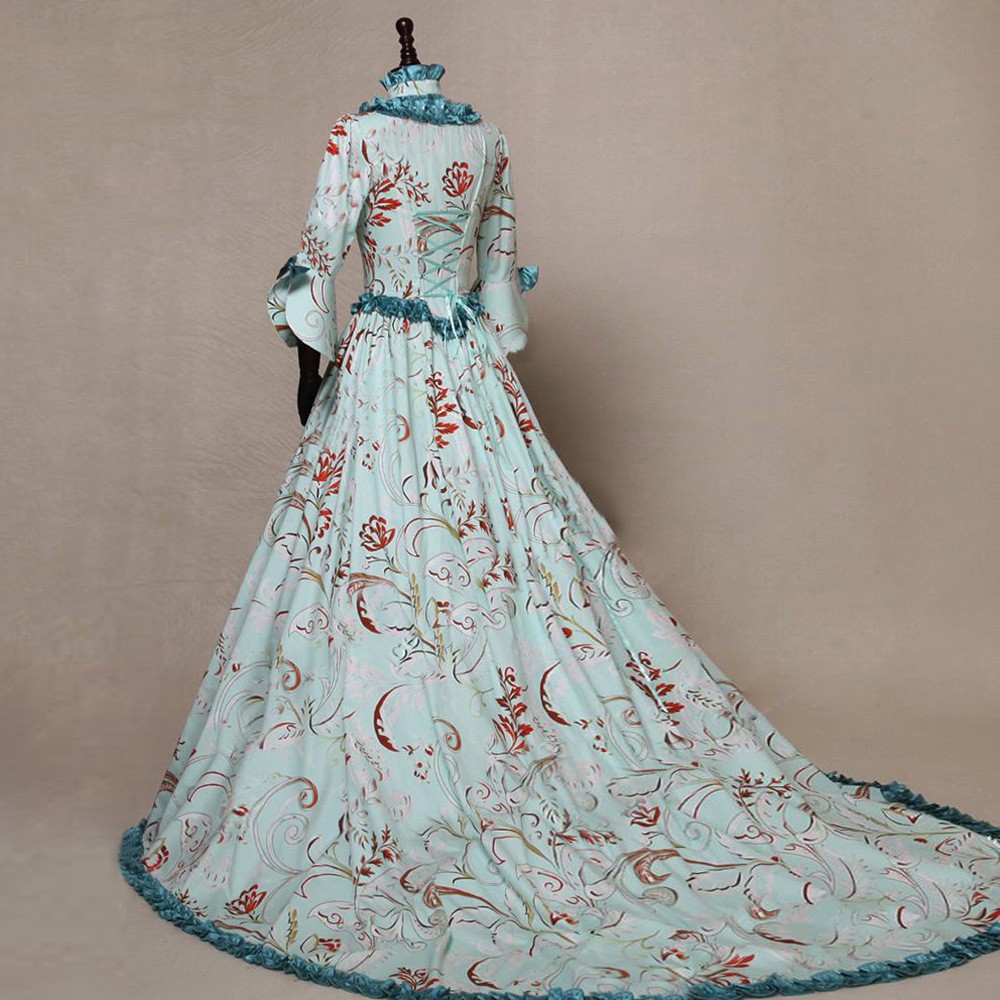 Printed Patchwork Dress Flared - đánh giá và giá Evening Gown