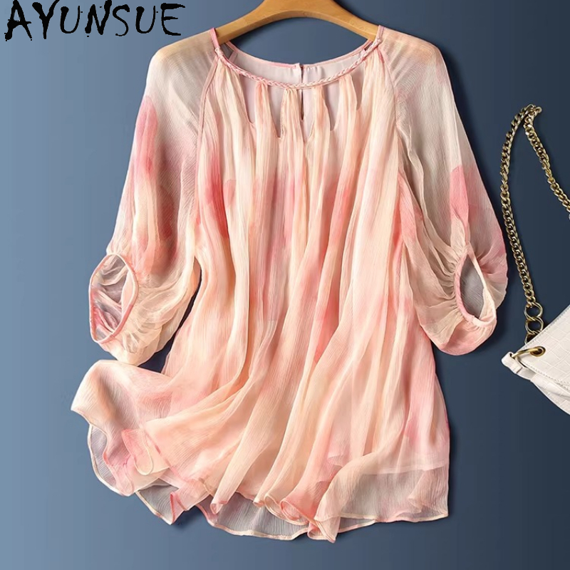 AYUNSUE 100% Natural Mulberry  - đánh giá và giá Silk Blouse