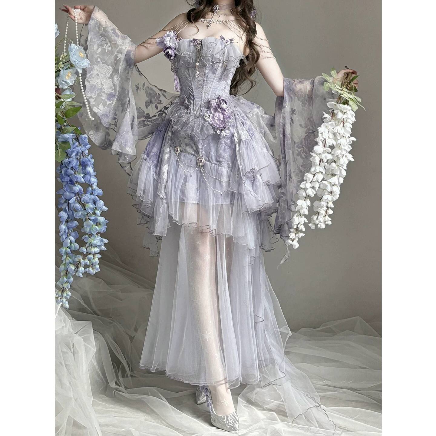 Violet Poetry Fog Lolita Dress - đánh giá và giá Formal Dress